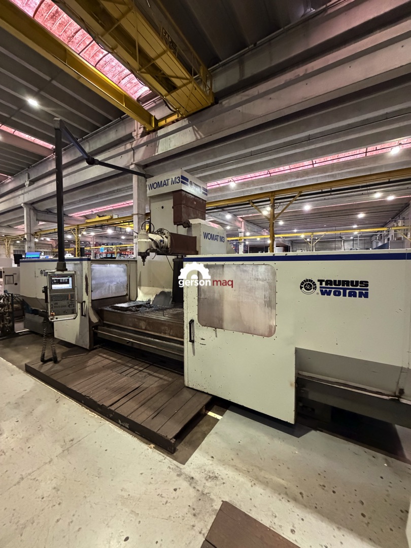 FRESADORA CNC WOTAN WOMAT M3 - ANO 2007 - UNICO DONO
